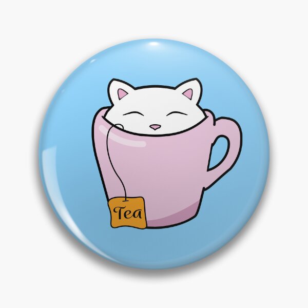 Item preview, Cute tea cat Pattern designed and sold by Purr95.