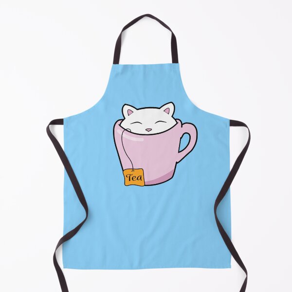Item preview, Cute tea cat Pattern designed and sold by Purr95.