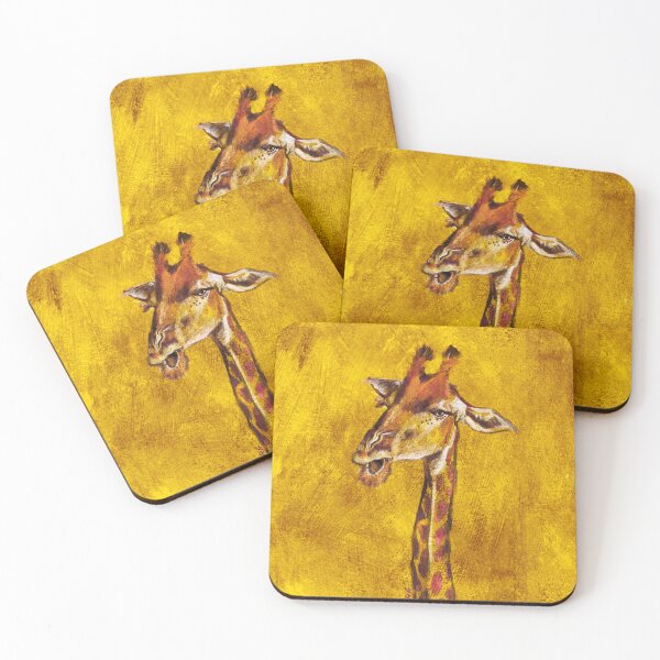 Item preview, Lovely Giraffe Painting designed and sold by monkeypawprints.