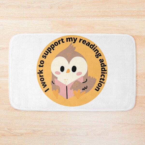 Item preview, I work to support my reading addiction creative design designed and sold by Rsagur12.