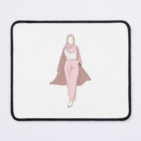 Item preview, Hijabi | Hijab | Islamic | Islamic Art | Islam | Muslimah | Pink hijab | Arabic| Islamic Gift | Islamic Art designed and sold by Khasanah3005.