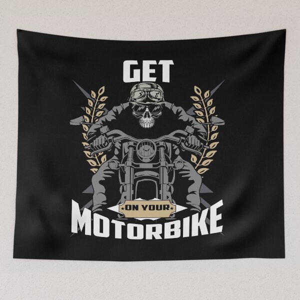 Item preview, GET ON YOUR MOTORBIKE designed and sold by Gothic Fantasy.