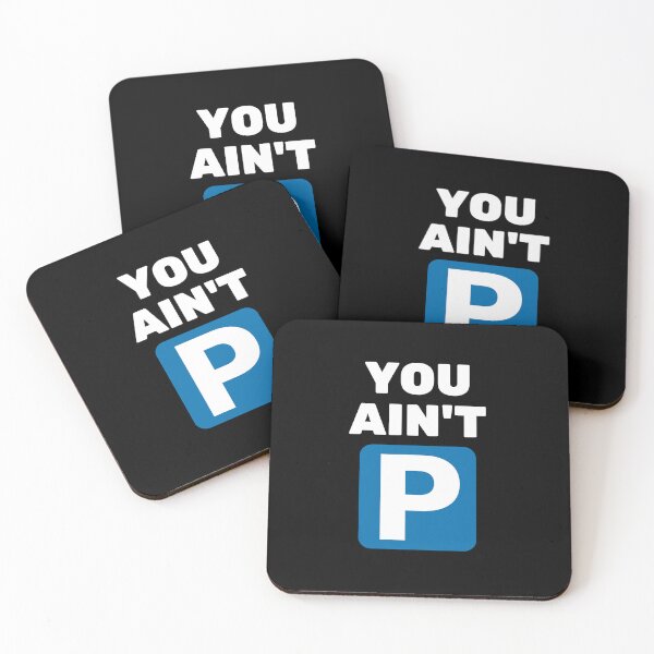 Item preview, You Ain't P Meme Emoji Blue Hip Hop Rap Pop Funny designed and sold by EllConApparel.