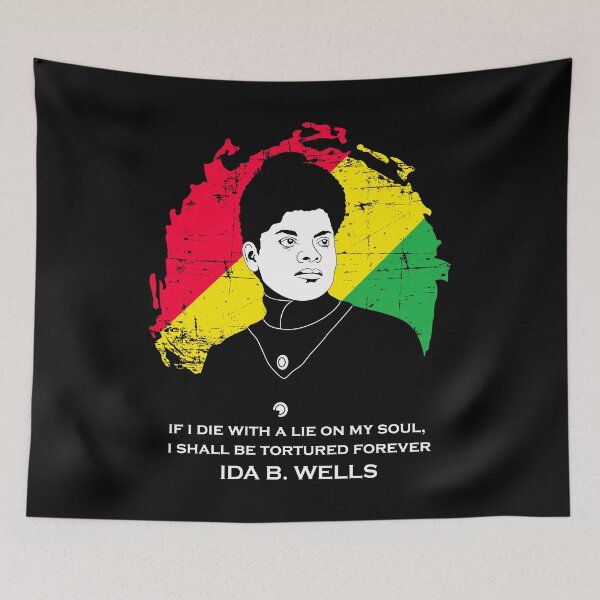 Item preview, Lie On My Soul Black History Quote Ida B Wells print designed and sold by jakehughes2015.