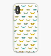 Origami boats iPhone Case