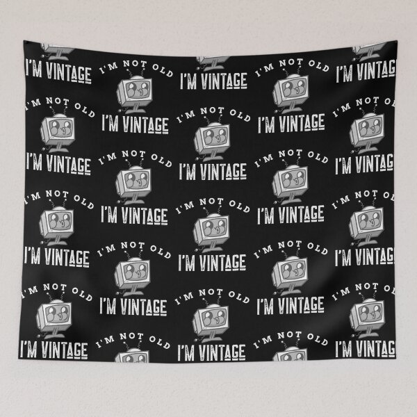 Item preview, Funny I'm Not Old I'm Vintage Retro TV designed and sold by LadySaltwater.