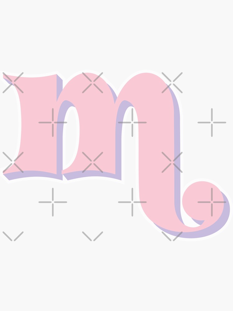 Letter J monogram custom girls name pink stickers