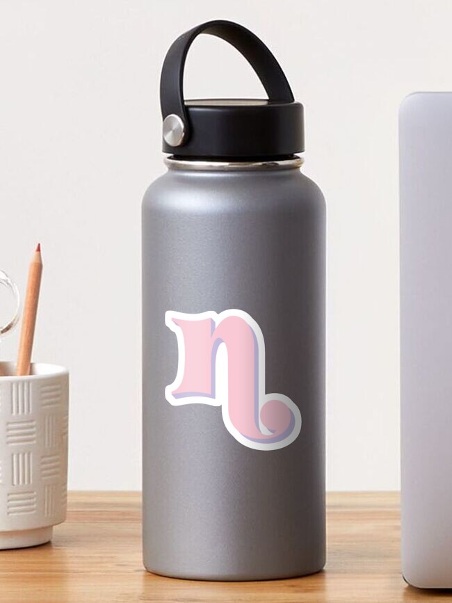 Letter N, Monogram, Name Initial | Sticker