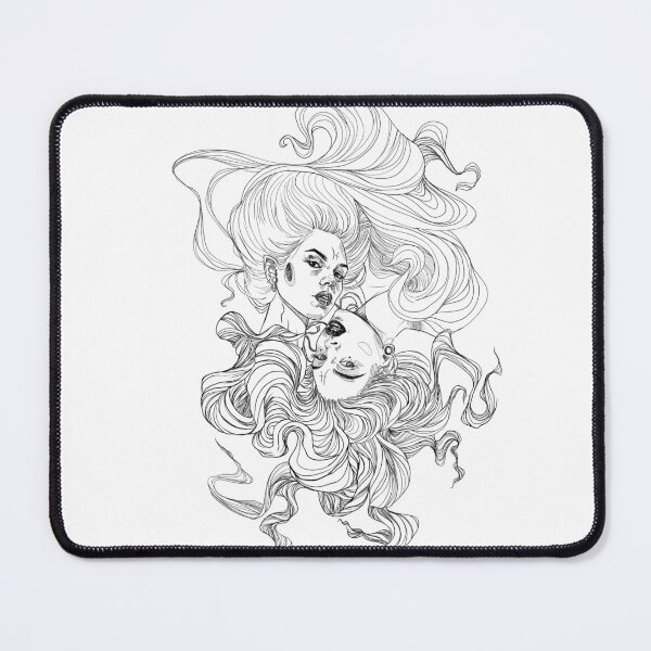 Item preview, Pisces tattoo portrait draw designed and sold by Mothartink.