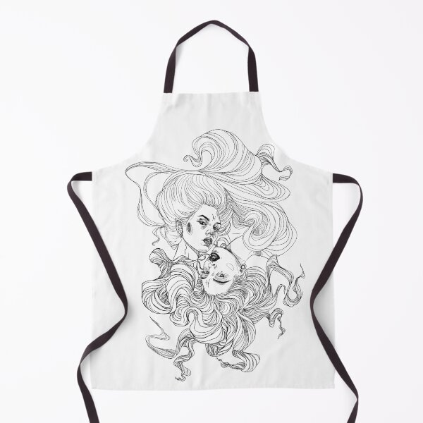 Item preview, Pisces tattoo portrait draw designed and sold by Mothartink.