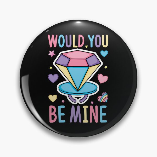 Item preview, Would You Be Mine Valentines Vintage 90's Crystal Candy Ring designed and sold by GravitiTees.