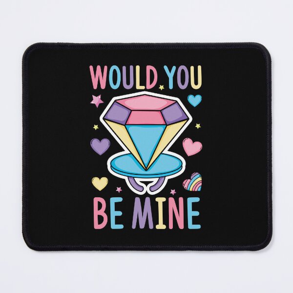 Item preview, Would You Be Mine Valentines Vintage 90's Crystal Candy Ring designed and sold by GravitiTees.