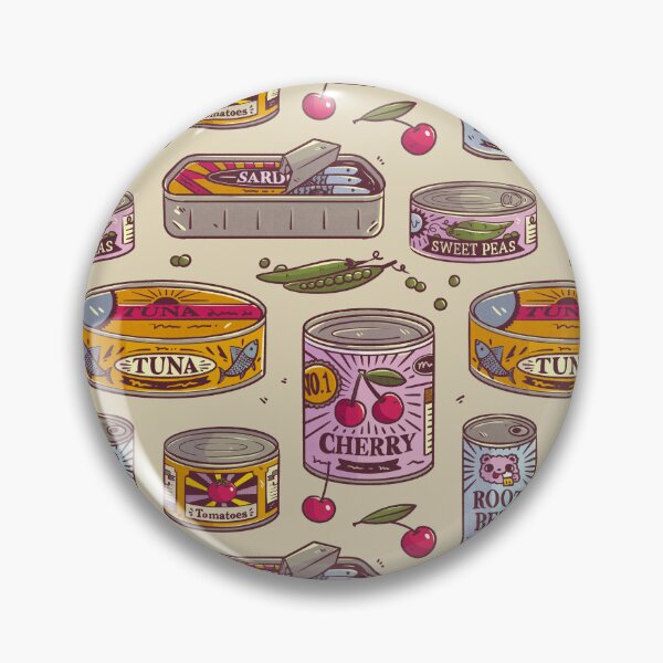 Item preview, Vintage Canned goods pattern  designed and sold by Miri-Noristudio.
