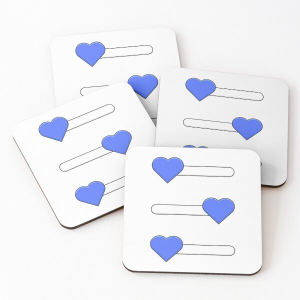 Item preview, Blue Heart Text Tab - Chat Bar designed and sold by VizcwntGFX.