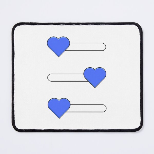 Item preview, Blue Heart Text Tab - Chat Bar designed and sold by VizcwntGFX.