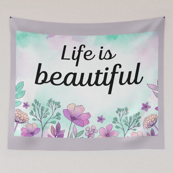 Item preview, Life is Beautiful designed and sold by GabyDark.