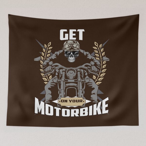 Item preview,  GET ON YOUR MOTORBIKE designed and sold by Gothic Fantasy.