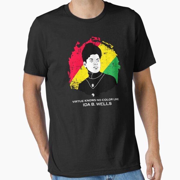 Vista previa del artículo con la obra «Virtud Cita famosa Mes de la historia negra Diseño de Ida B Wells», diseñado y vendido por jakehughes2015.
