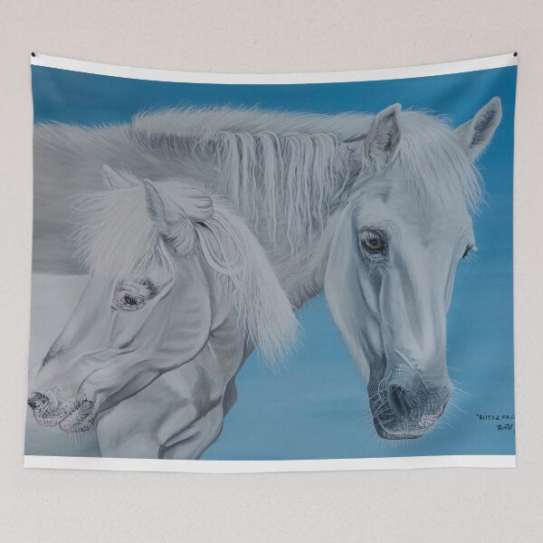 Item preview, "Rosie and Filou" - Horse portraits designed and sold by RmvPortraitsArt.