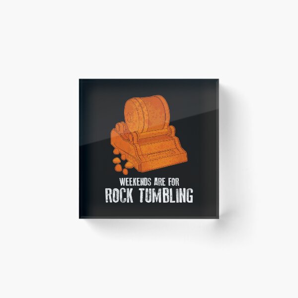 Item preview, Weekends Are For Rock Tumbling Tumbler graphic designed and sold by jakehughes2015.