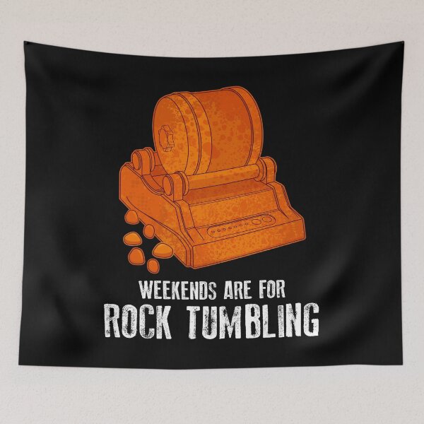 Item preview, Weekends Are For Rock Tumbling Tumbler graphic designed and sold by jakehughes2015.