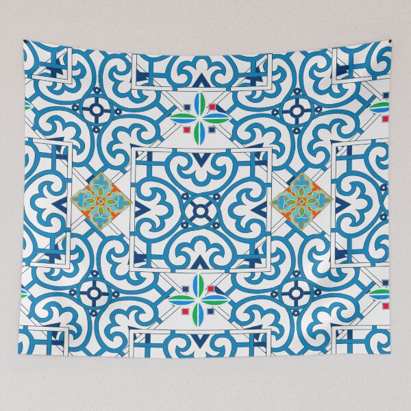 Item preview, Italian,Sicilian art,majolica,tiles,Flowers designed and sold by MariaMarinova.