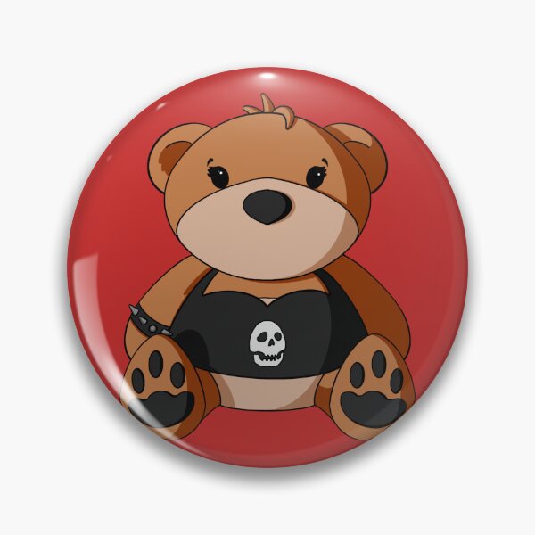 Item preview, Punk Girl Teddy Bear designed and sold by Alisha Ober Designs.