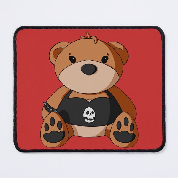 Item preview, Punk Girl Teddy Bear designed and sold by Alisha Ober Designs.