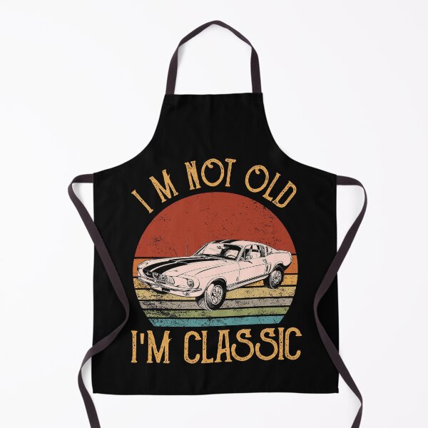 Item preview, I'm Not Old I'm Classic 1965 mustang Vintage Car Graphic designed and sold by Hey Bubble.