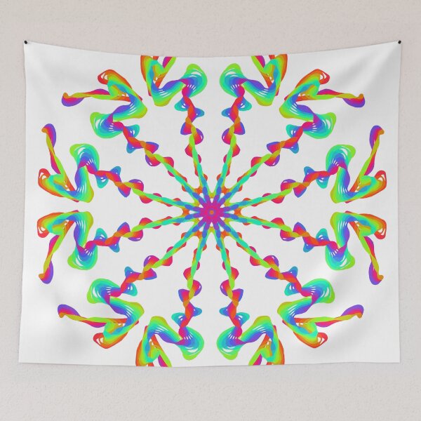 Item preview, Flowing Rainbow Pop Mandala designed and sold by Ariel Guevara.