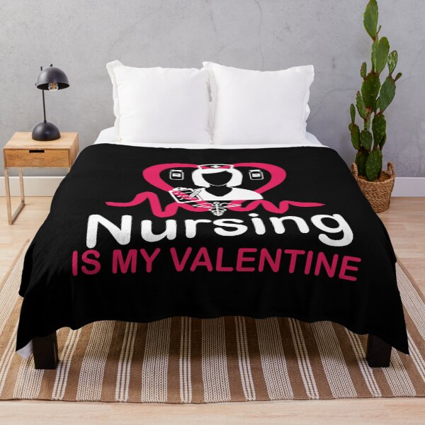 Item preview, Nursing Is My Valentine Funny Valentine's Day Design Romance Nurse Quote designed and sold by pedrored369.
