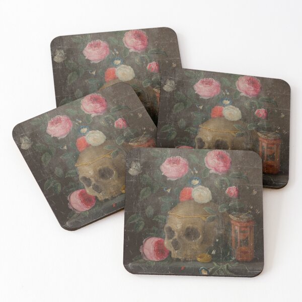 Item preview, Vintage Skull With Roses - Vanitas designed and sold by OddVintage.