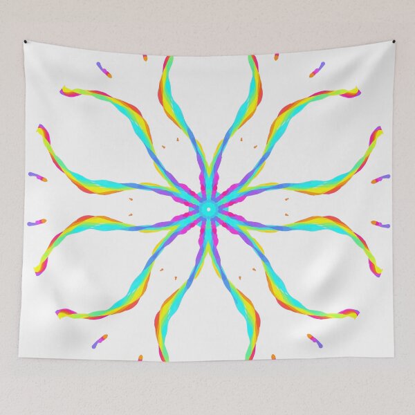 Item preview, Flower Mandala Rainbow Pop designed and sold by Ariel Guevara.
