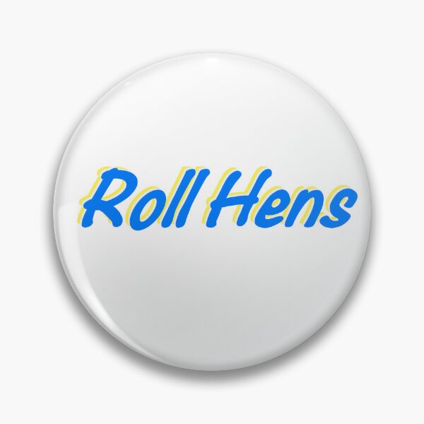 Item preview, Blue White Yellow Slanted Roll Hens  designed and sold by Marina Comerford.