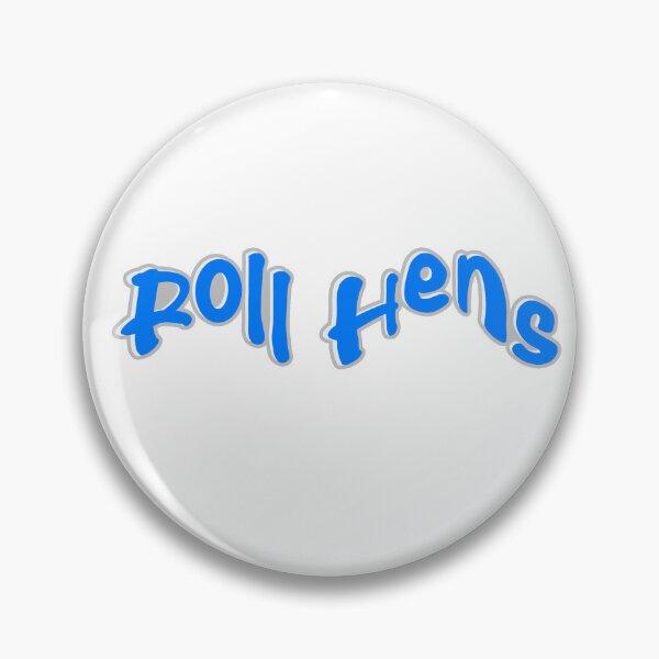 Item preview, Blue White Wavy Roll Hens  designed and sold by Marina Comerford.