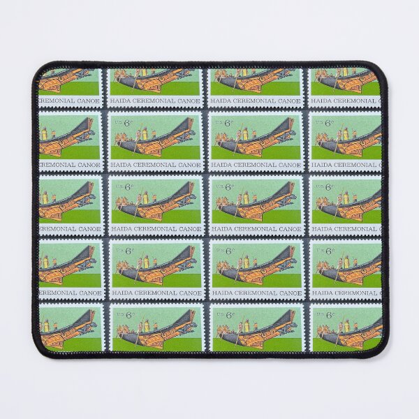 Item preview, Haida Ceremonial Canoe 1970 Vintage Postage Stamp designed and sold by Factory57.