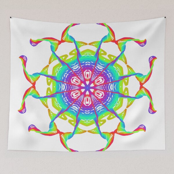 Item preview, Rainbow Eye Mandala Art pop designed and sold by Ariel Guevara.