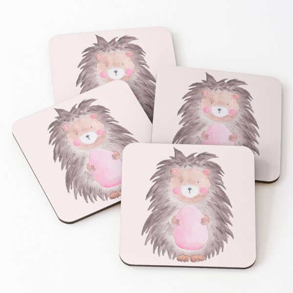 Item preview, Cute Watercolor Porcupine Unique Animal Art  designed and sold by EveNew5.