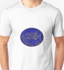 Camiseta ajustada Línea Pike Northern Oval Fish Oval