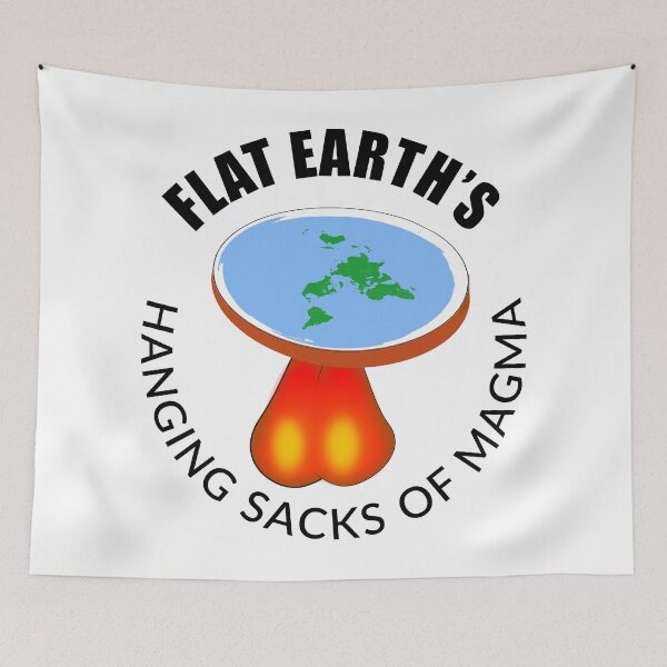 Item preview, Flat Earth Hanging Sacks Of Magma designed and sold by Almdrs.