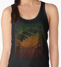 Music is Life: Piano Women's Tank Top