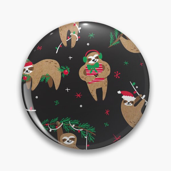 Item preview, Funny Christmas Sloths  designed and sold by Mnightsa.