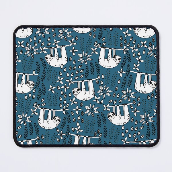 Item preview, Sloth Floral Doodle designed and sold by Mnightsa.