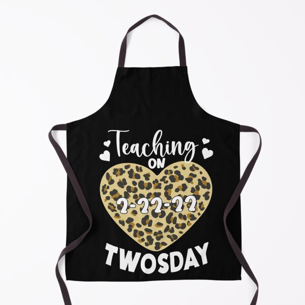 Item preview, Teaching On Twosday 2/22/2022 Leopard Heart Twosday print designed and sold by Merchking1.