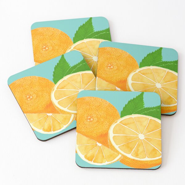 Item preview, Delicious Watercolor Oranges designed and sold by Mirushy.