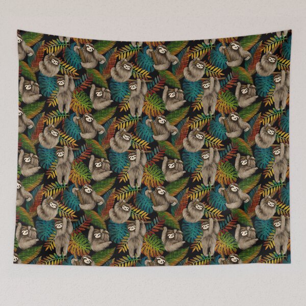 Item preview, Sloth With Rainbow Leaves  designed and sold by Mnightsa.