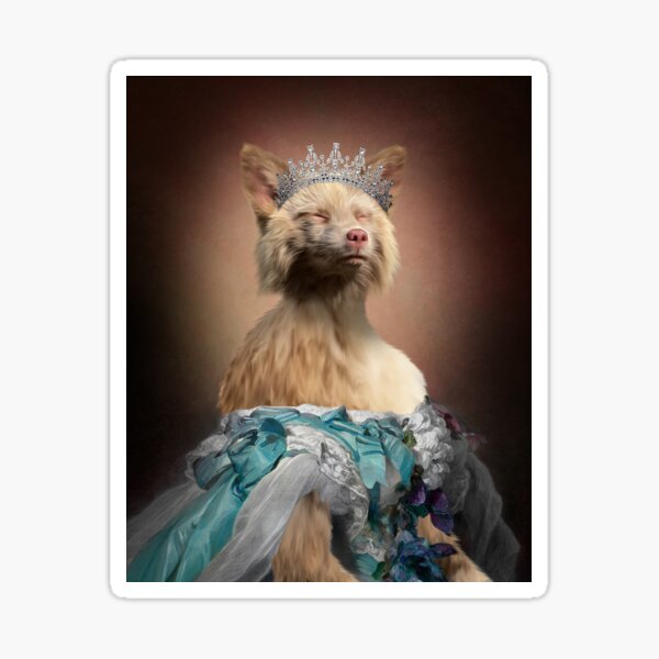"Royal Duchess Fox " Sticker for Sale by 101PawsAndClaws Redbubble