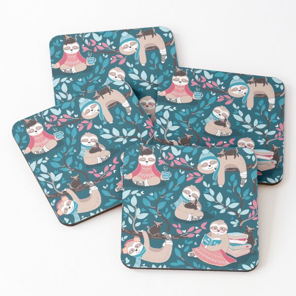 Item preview, Funny Winter Sloth designed and sold by Mnightsa.