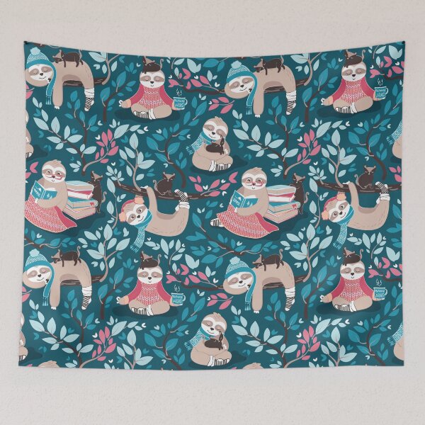 Item preview, Funny Winter Sloth designed and sold by Mnightsa.