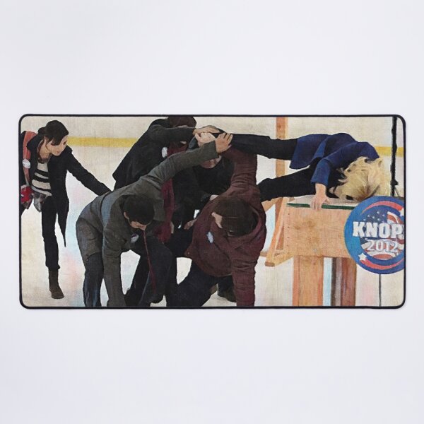 Item preview, Parks and Recreation: Get on Your Feet, 2012. Oil on Canvas. designed and sold by a1y5s4.